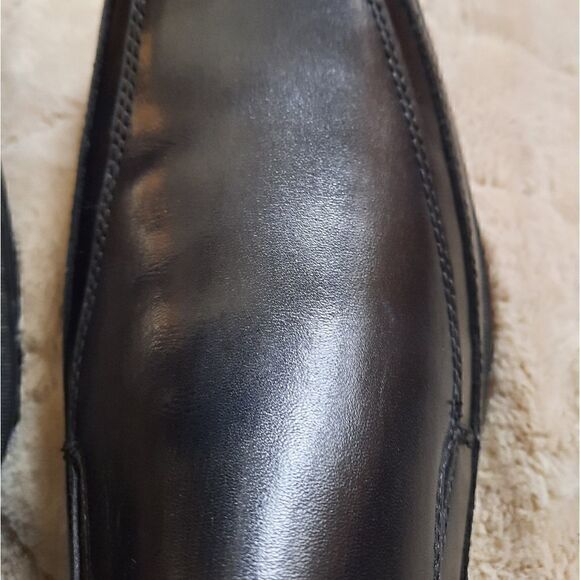 Kenneth Cole Black Leather Slip- Ons main image 8